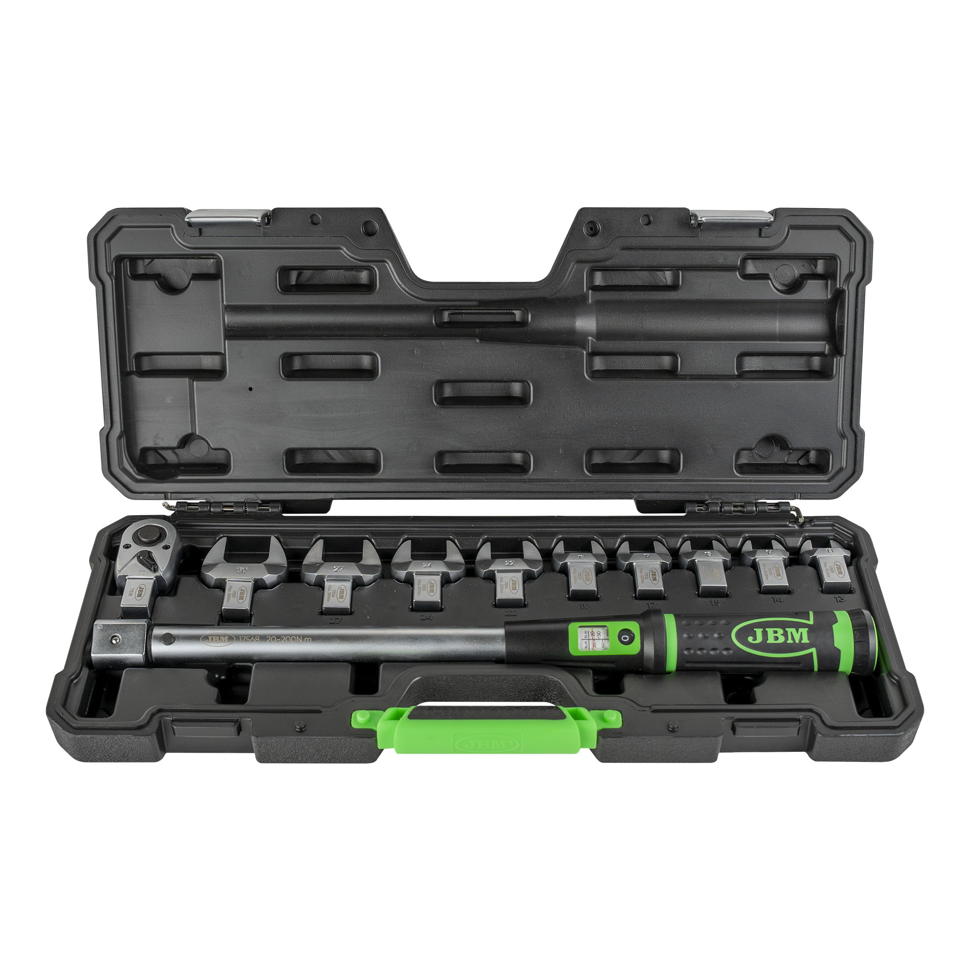 CHIAVE DINAMOMETRICA CON TESTA INTERCAMBIABILE 200 NM JBM 52913