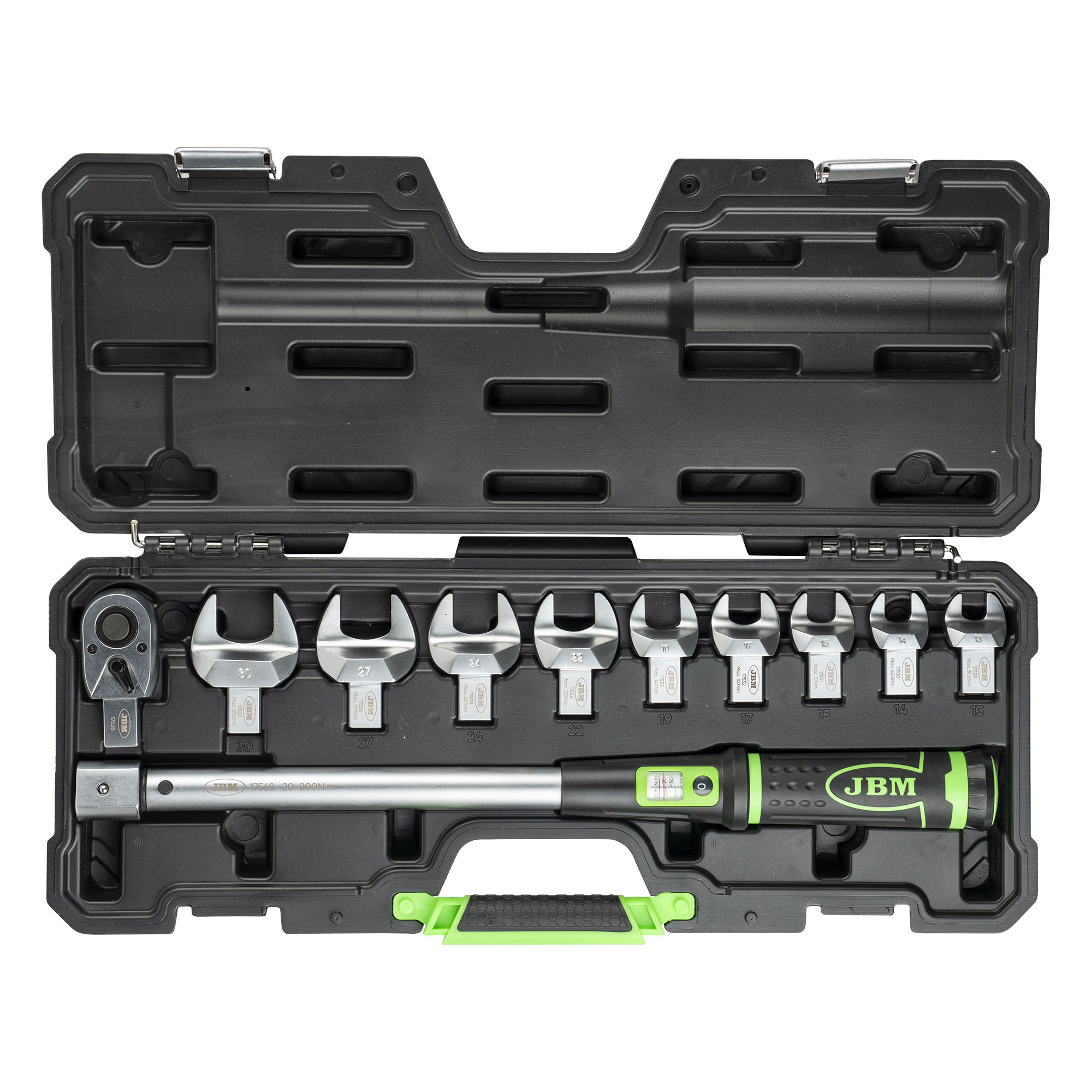 CHIAVE DINAMOMETRICA CON TESTA INTERCAMBIABILE 200 NM JBM 52913