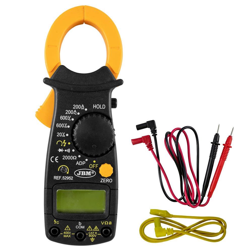 MULTIMETRO CON PINZA AMPEROMETRICA PROFESSIONALE 52952 JBM