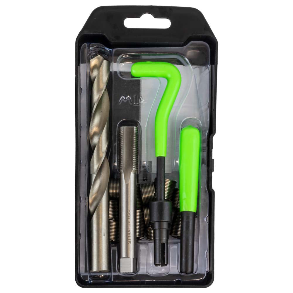 SET DI RIPARAZIONE FILETTI CON INSERTI HELICOIL  M14X1,25 53041 JBM