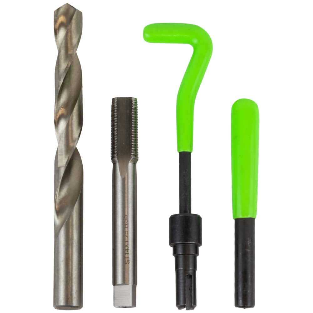 SET DI RIPARAZIONE FILETTI CON INSERTI HELICOIL  M14X1,25 53041 JBM