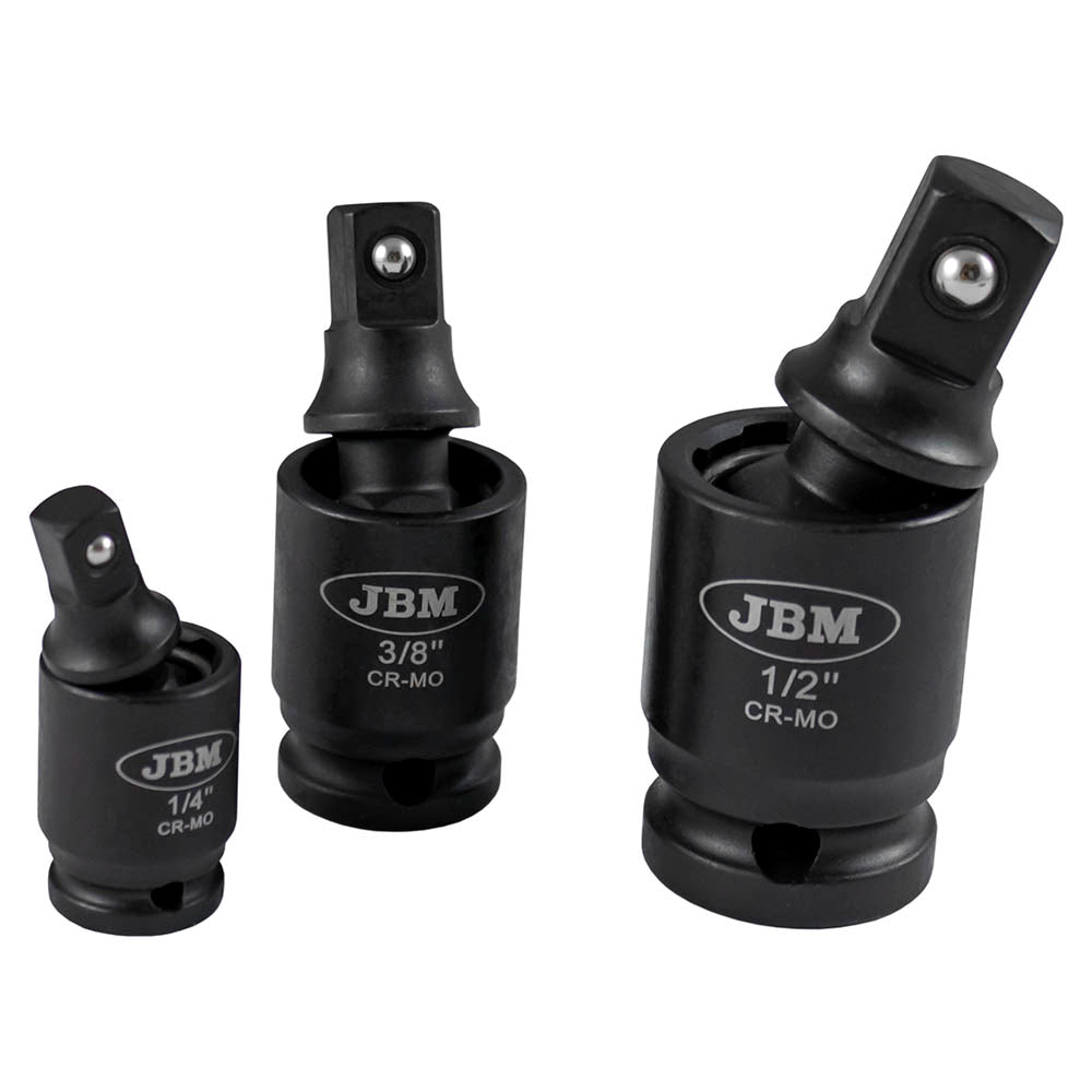 SET DI 3 SNODI AD IMPATTO CON DOPPIA POSIZIONE (FISSO/ARTICOLATO) 53043 JBM