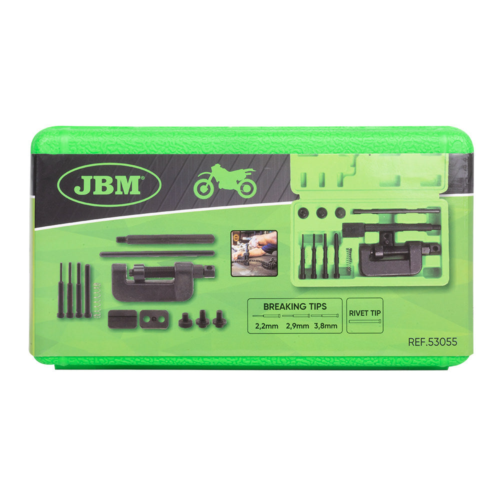 KIT DI SMONTAGGIO E RIVETTAZIONE DI CATENA DI MOTOCICLETTA 53055 JBM
