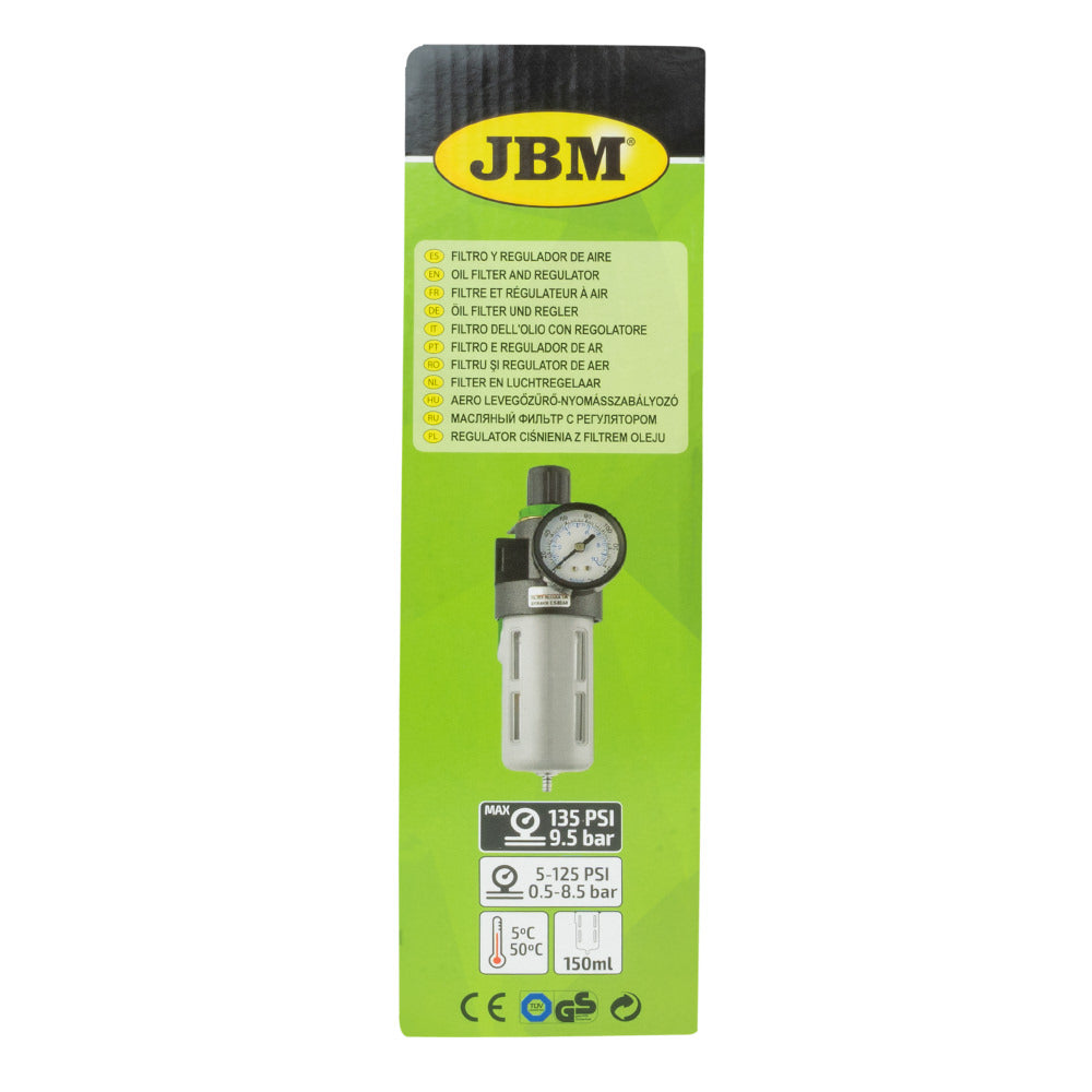 FILTRO DELL'OLIO CON REGOLATORE 1/2" 53065 JBM