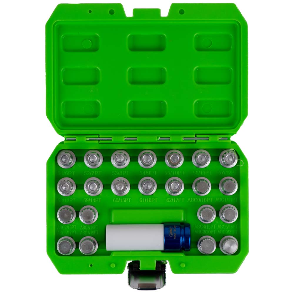 SET DI BUSSOLE PER RIMUOVERE LE VITI DI SICUREZZA VW 53207 JBM