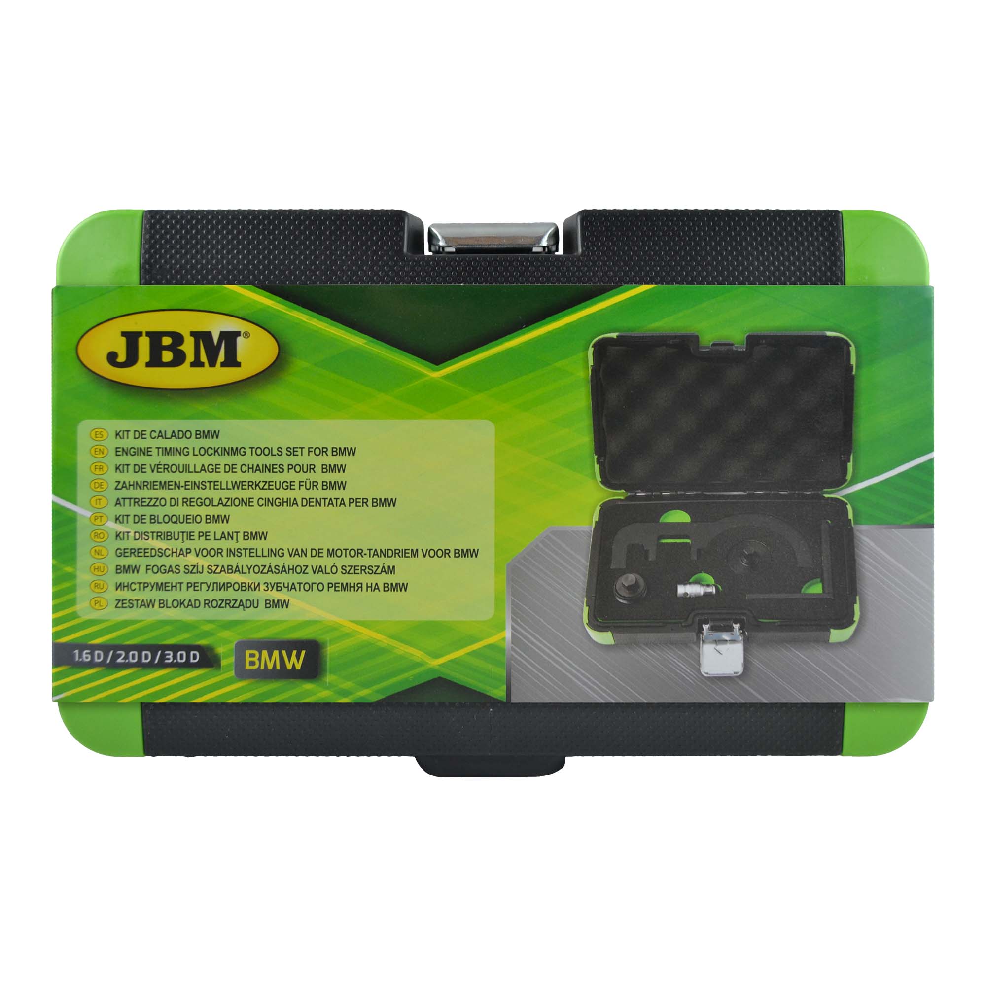 KIT DI MESSA IN FASE CINGHIA DENTATA PER BMW N47, N47S, N57 (DA UTILIZZARE CON 54293) 53269 JBM