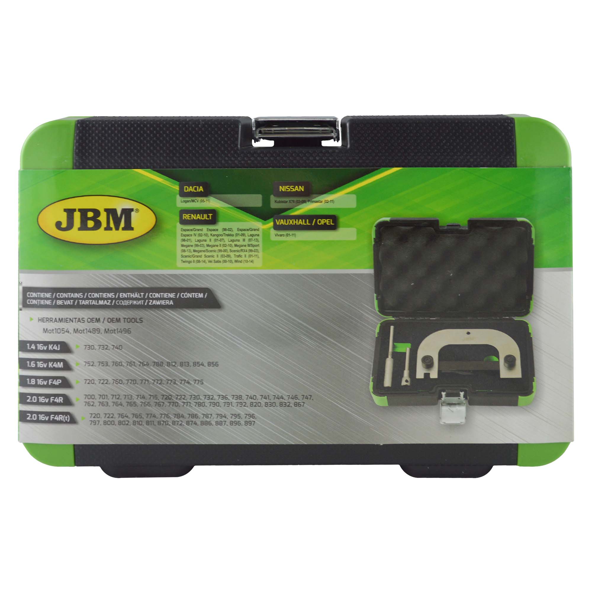 KIT DI MESSA IN FASE PER RENAULT 1.4, 1.6, 1.8, 2.0 16V 53289 JBM
