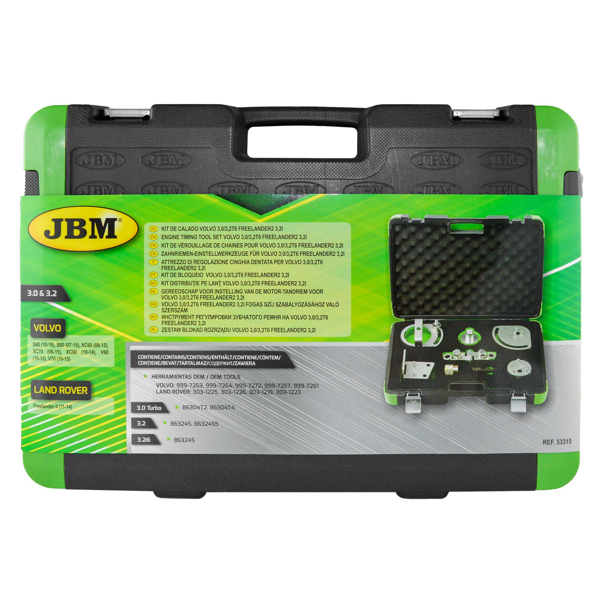 KIT DI MESSA IN FASE PER VOLVO 3.0, 3.2T6 / LAND ROVER 3.2 53315 JBM