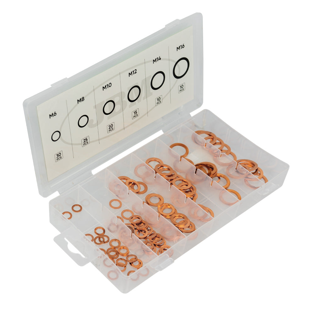 ASSORTIMENTO DI RONDELLE IN RAME 53353 JBM