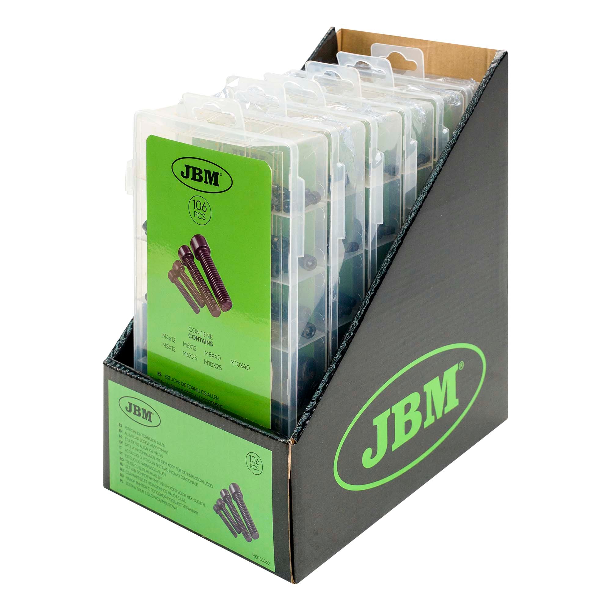 ASTUCCIO DI VITI CON TESTA AD INCAVO ESAGONALE 53362 JBM