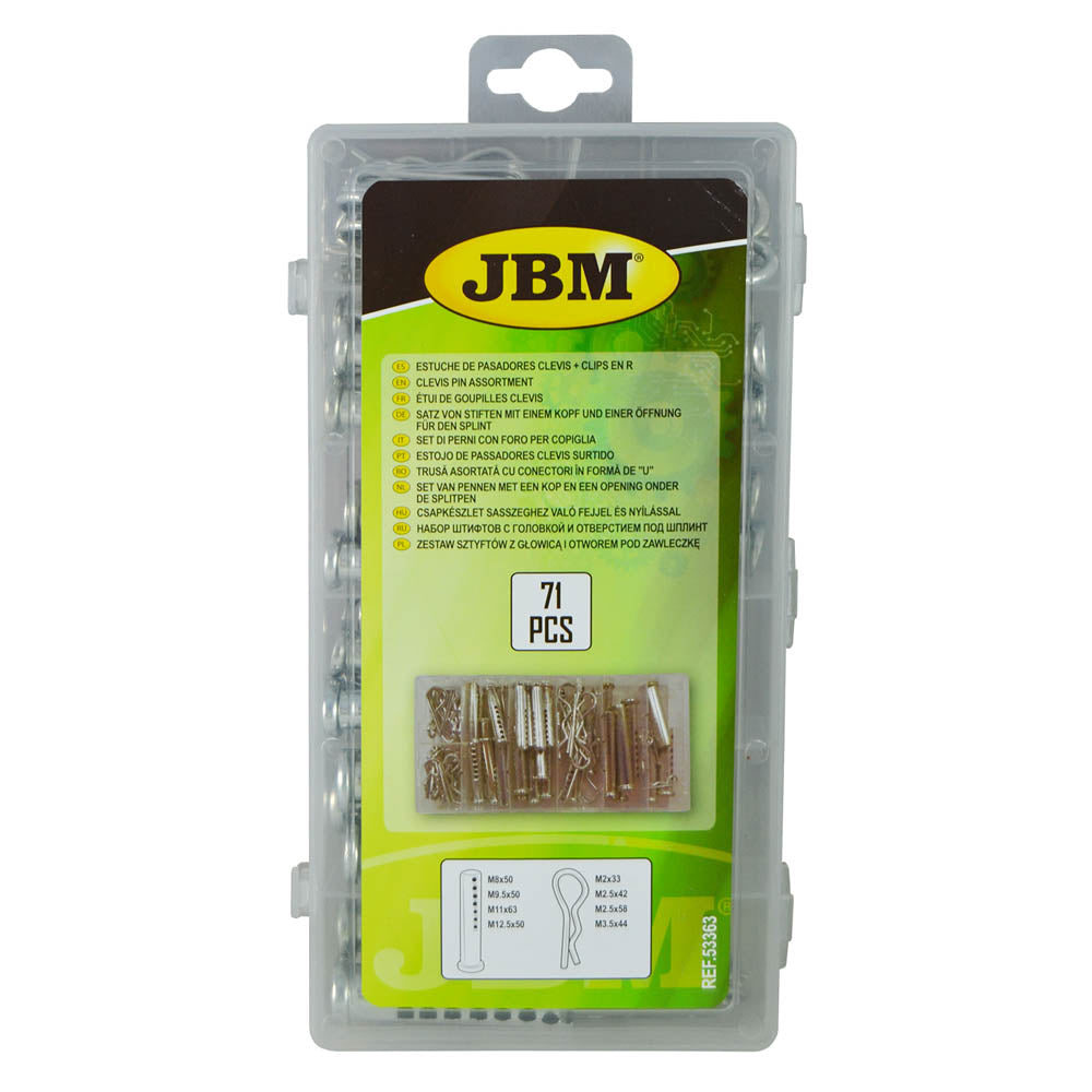 ASTUCCIO DI PERNI CON FORO PER COPIGLIA 53363 JBM