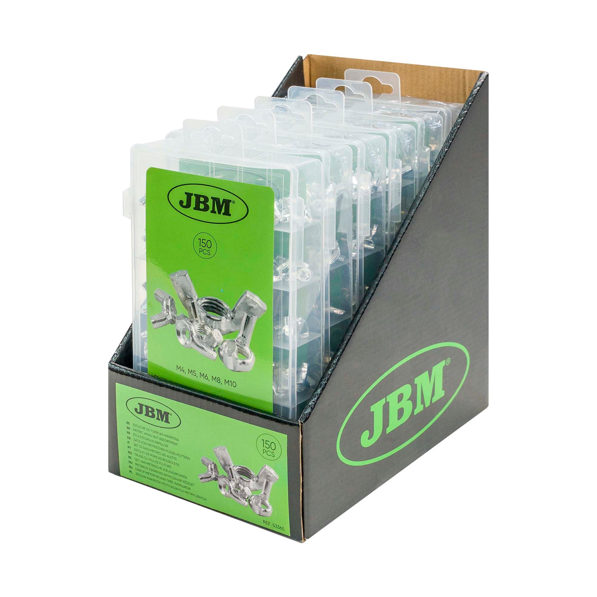 ASTUCCIO DI DADI METRICI AD ALETTE 53365 JBM