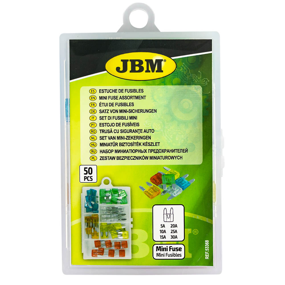 ASTUCCIO DI MINIFUSIBILI DA 50 U. 53368 JBM