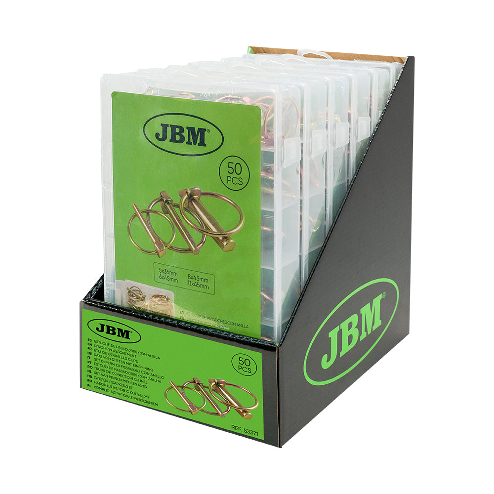 ASTUCCIO DI PERNI DI FISSAGGIO CON ANELLO 53371 JBM