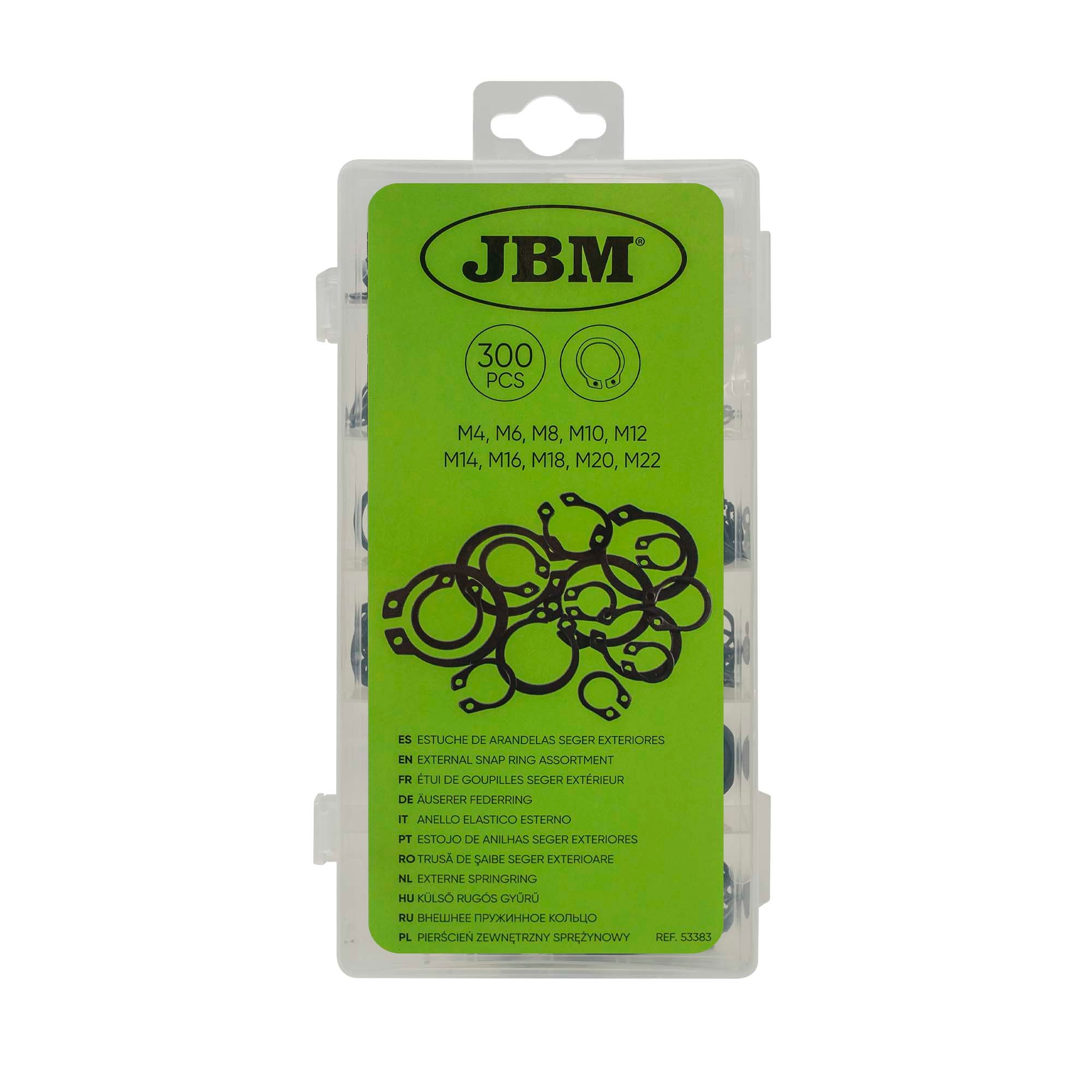 ASTUCCIO DI RONDELLE ESTERNE SEEGER 53383 JBM
