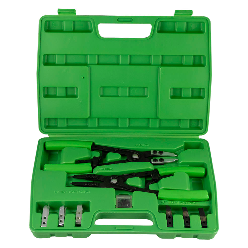 SET DI PINZE SEEGER CON PUNTE INTERCAMBIABILI CON VALIGETTA 53389 JBM