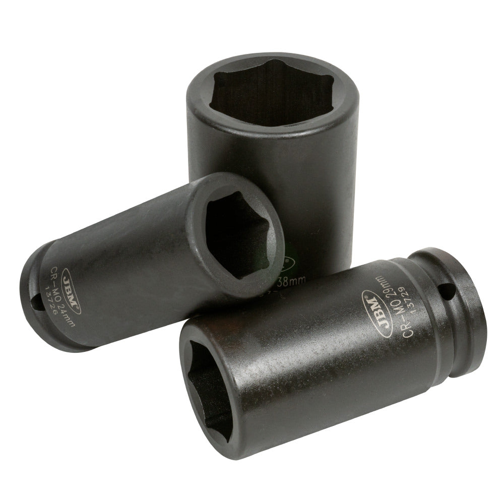 SET DI 8 BUSSOLE ESAGONALI DA 3/4" DI LUNGHEZZA JBM 53470