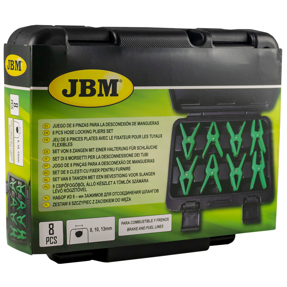 SET DI 8 MORSETTI PER LA DESCONNESSIONE DEI TUBI 53477 JBM
