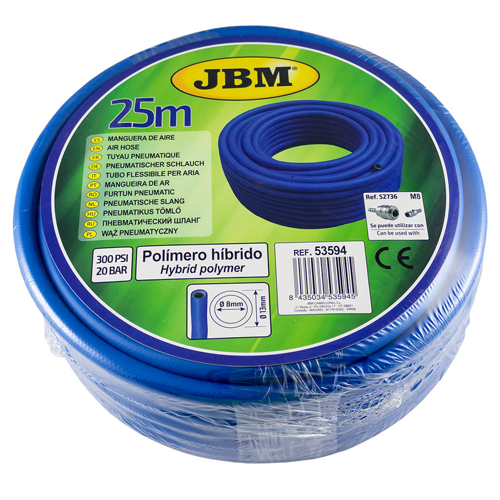 TUBO FLESSIBILE PER ARIA, 8MM - 25 M 53594 JBM