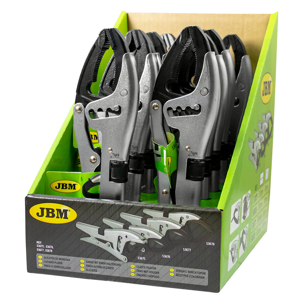 PINZA AUTOBLOCCANTE CON GANASCE CURVE 53676 JBM