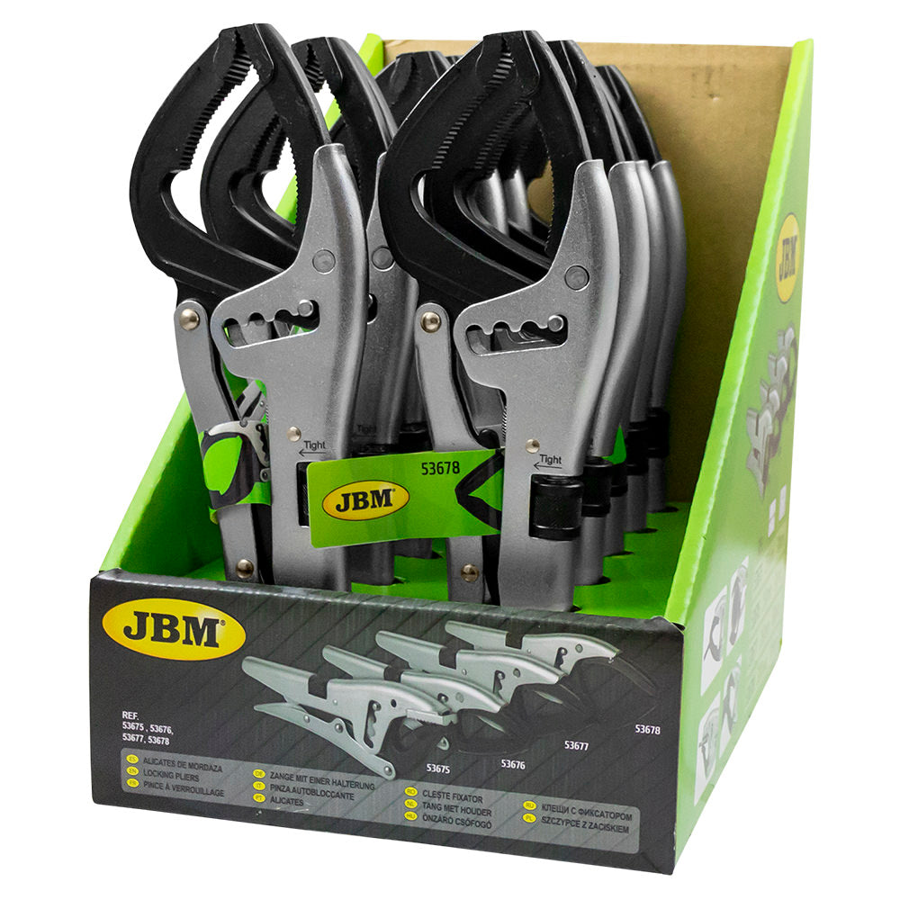 PINZA AUTOBLOCCANTE CON GANASCE CURVE LUNGHE 53678 JBM