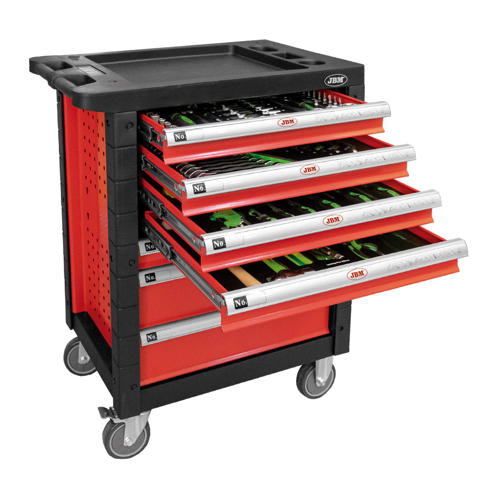 CARRELLO A 7 CASSETTI - ROSSO 53686