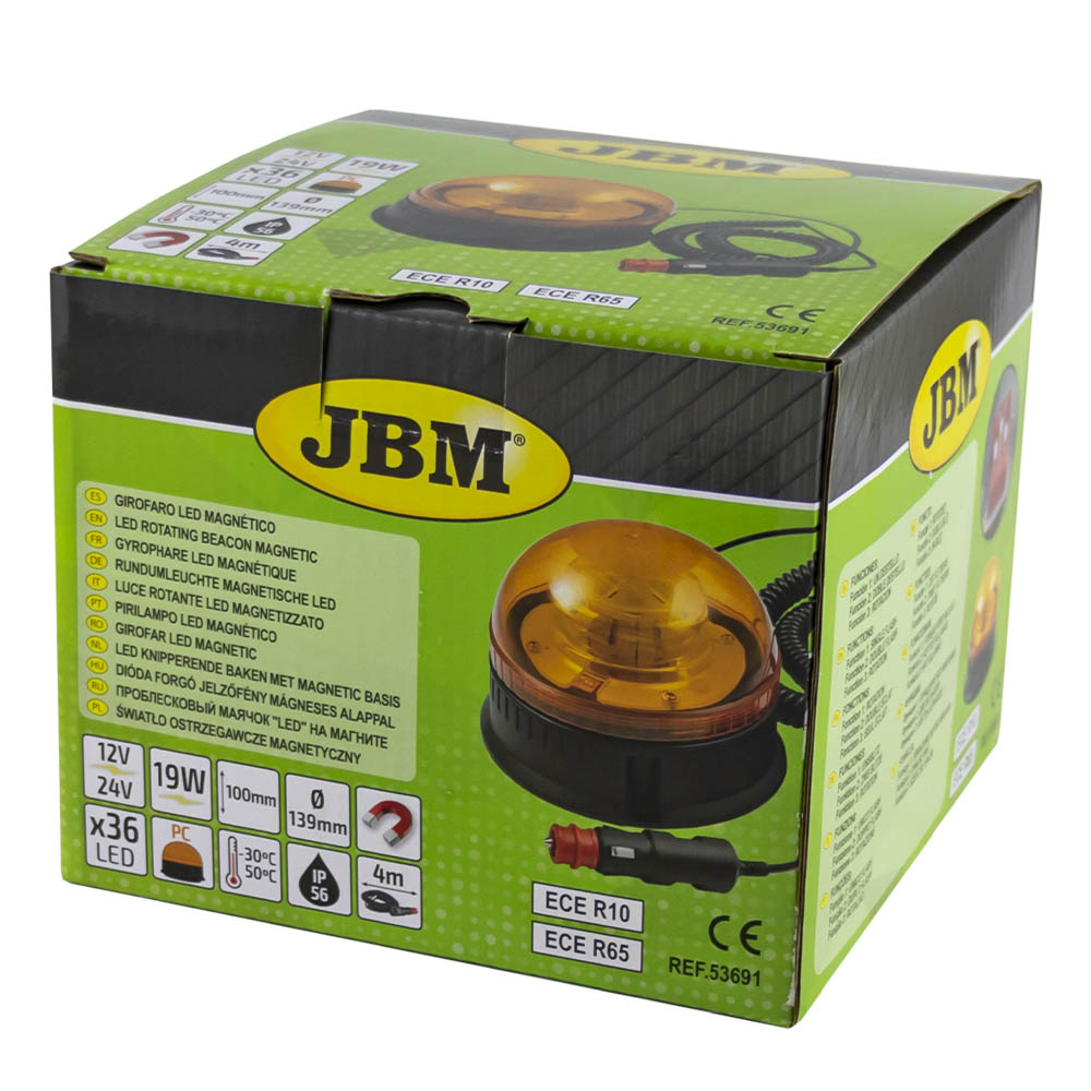 LUCE ROTANTE LED MAGNETICO 53691 JBM