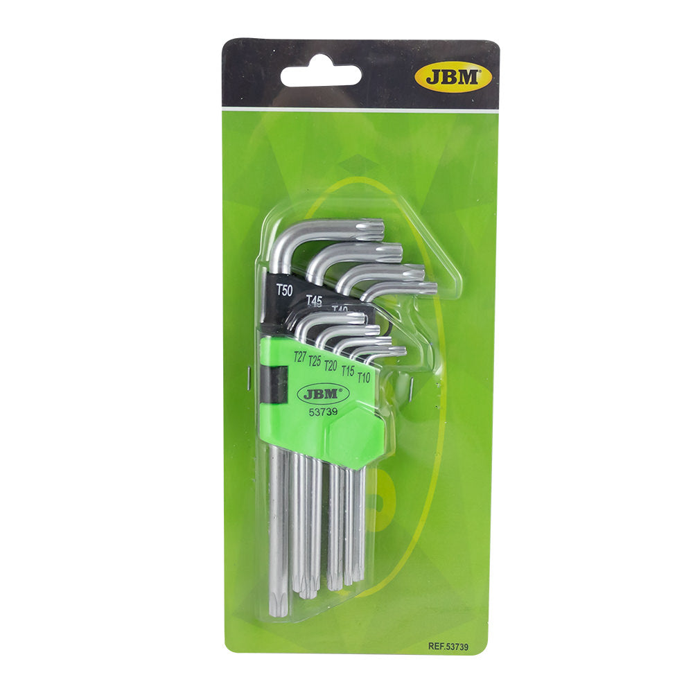 SET DI 9 CHIAVI TORX LUNGHE 53739 JBM
