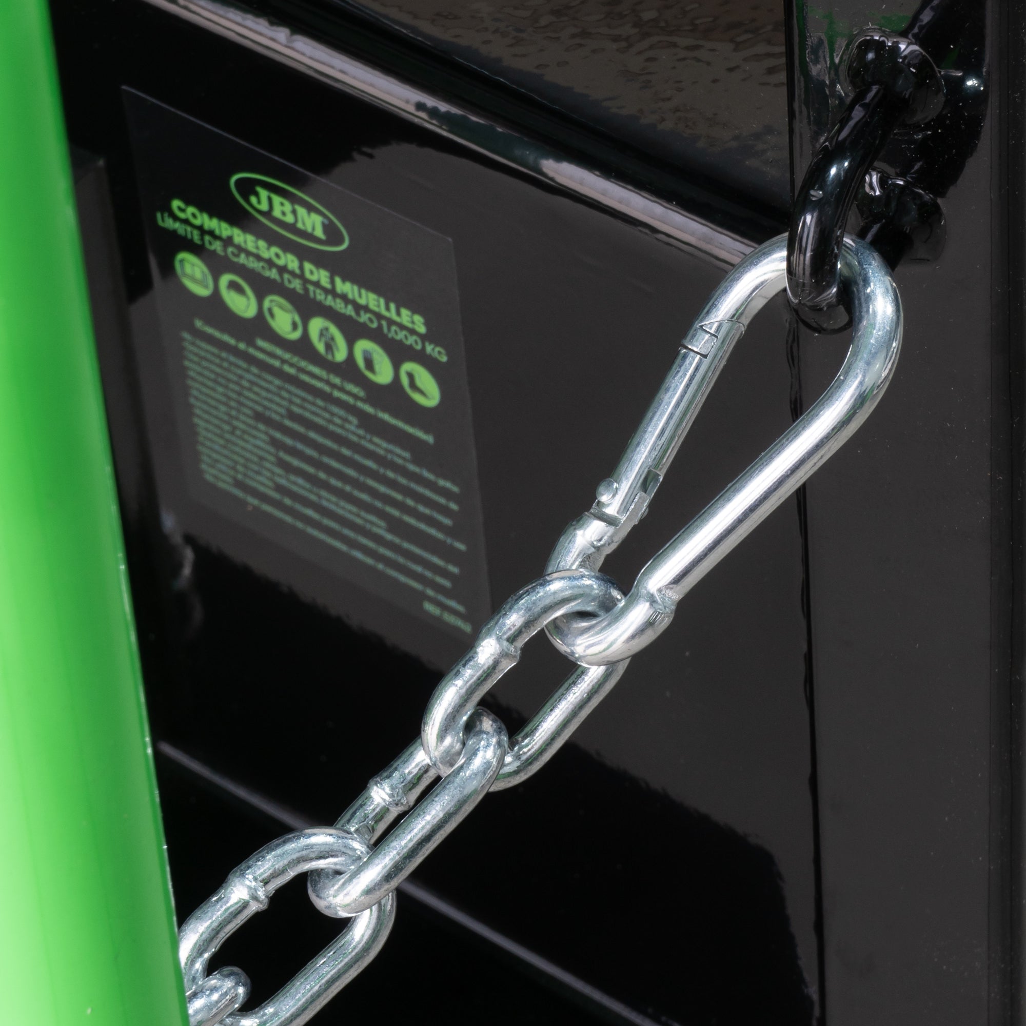 COMPRESSORE PNEUMATICO A MOLLA 1T + VALIGETTA DI UTENSILI DA 216 PEZZI CON BUSSOLE ESAGONALI JBM