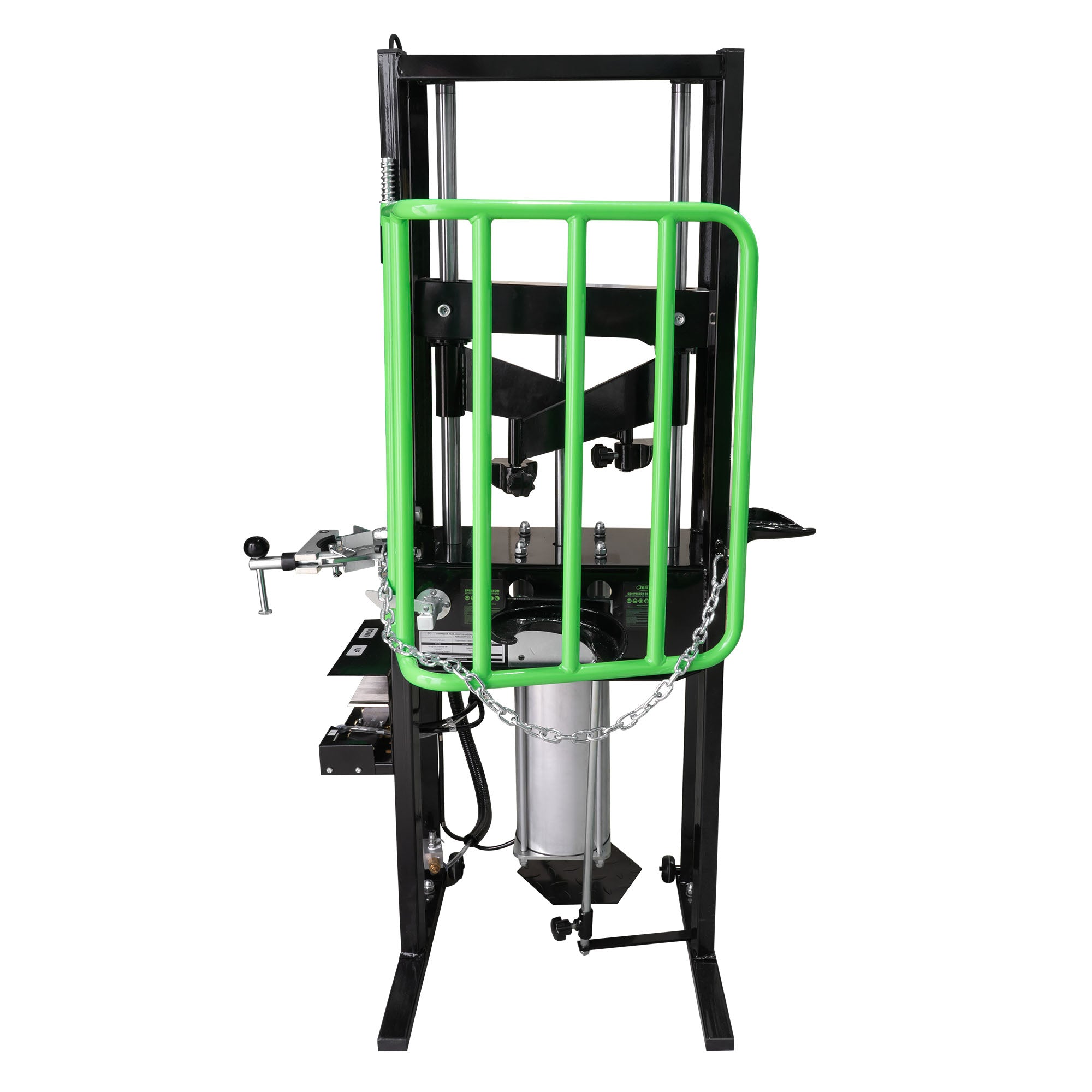 COMPRESSORE PNEUMATICO A MOLLA 1T + VALIGETTA DI UTENSILI DA 216 PEZZI JBM SERIE494E