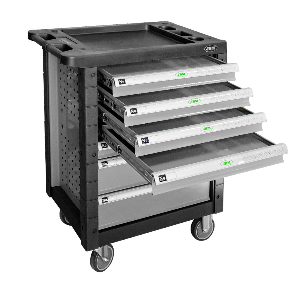 CARRELLO CON 7 CASSETTI GRIGIO - VUOTO 53761 JBM
