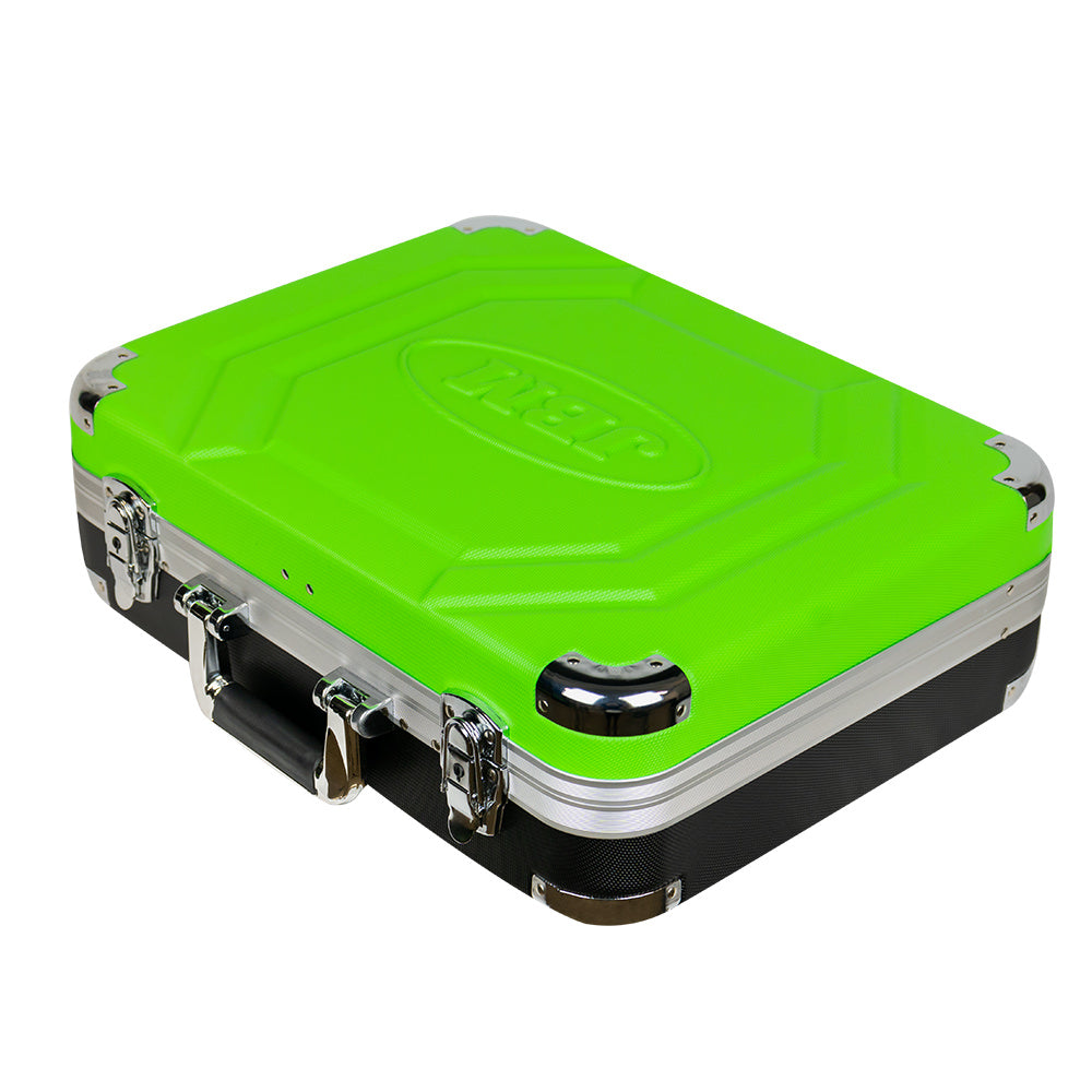 VALIGETTA DI UTENSILI DA 135 PEZZI CON BUSSOLE ESAGONALI SATINATE JBM 53928