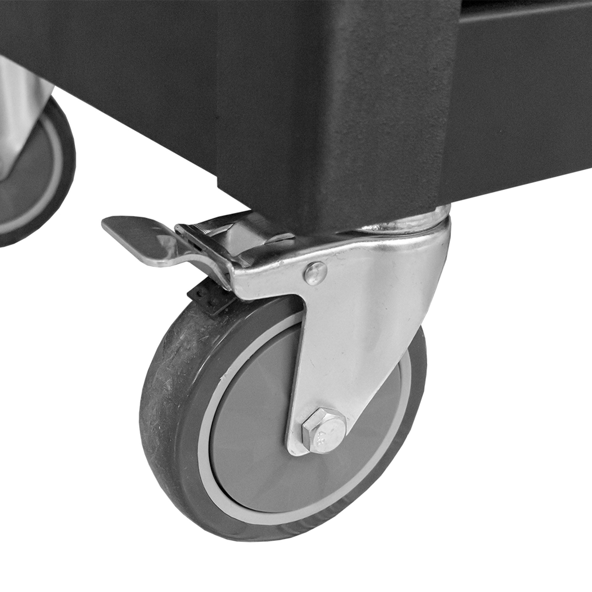 CARRELLO CON 7 CASSETTI ROSSO - SPECIALE KIT MESSA IN FASE 53952 JBM