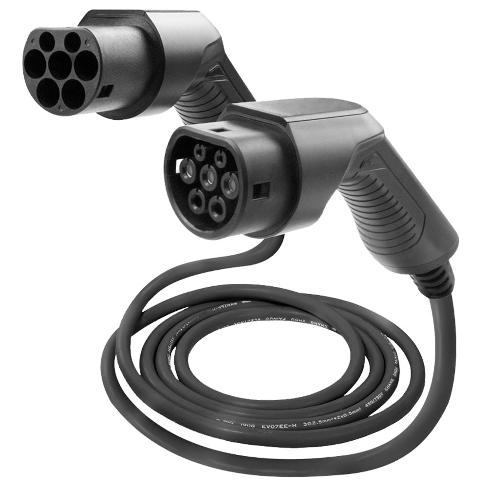 CAVO ELETTRICO DI RICARICA PER AUTO, 3.6KW, 16 A, DAL TIPO 2 AL TIPO 2 (SINGLE-PHASE) JBM 54055