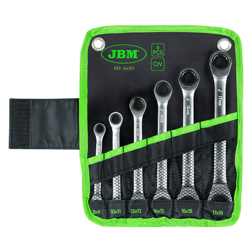SET DI 6 CHIAVI A CRICCHETTO 54101 JBM