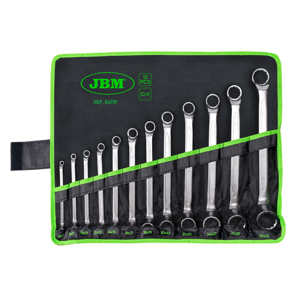 SET DI 12 CHIAVI A GOMITO A 12 POLI 54119 JBM