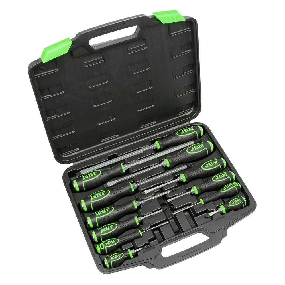 VALIGETTA CON 12 CACCIAVITI GO-THROUGH CON PUNTA MAGNETICA 54126 JBM