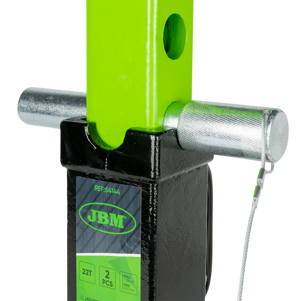 SET DI 2 MARTINETTI DA 22 TONNELLATE (338-500MM) JBM 54144