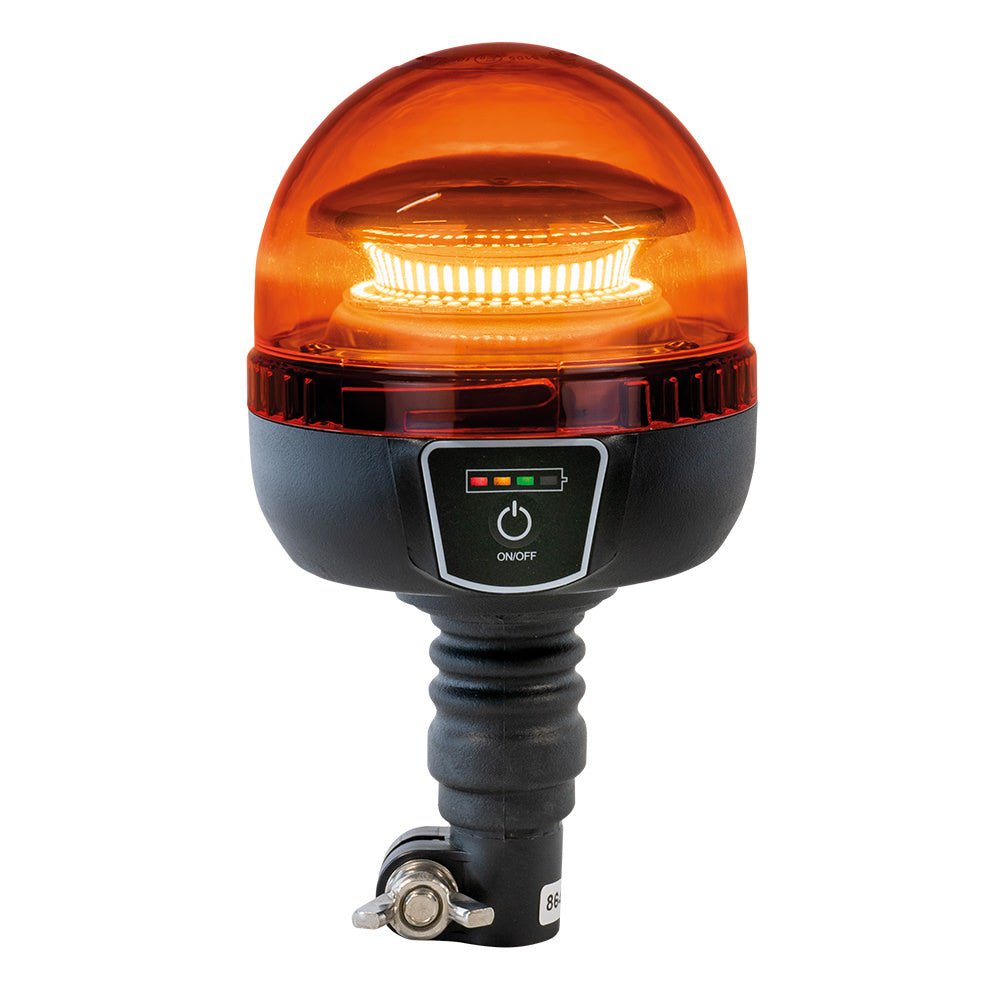 LUCE ROTANTE LED LAMPEGGIANTE CON BASE FLESSIBILE 54172 JBM