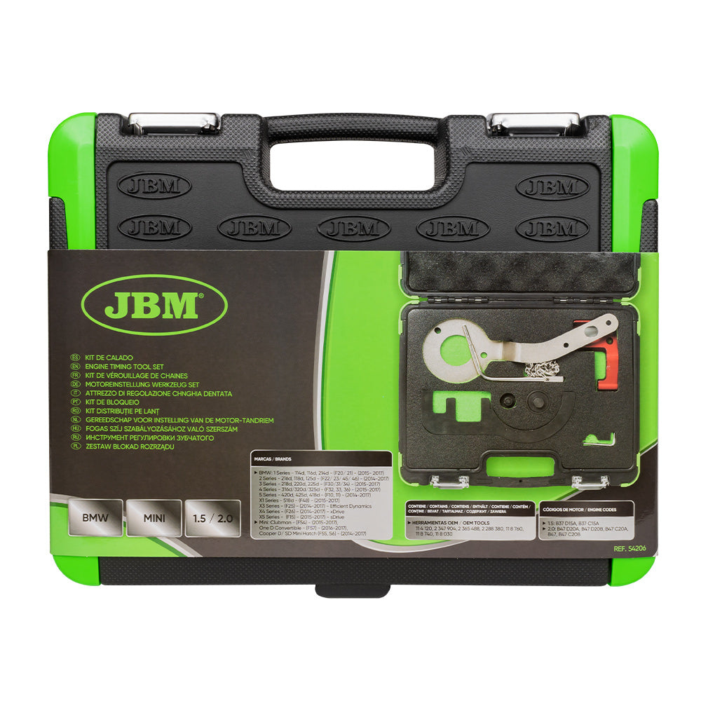 KIT DI MESSA IN FASE DEL MOTORE PER BMW/MINI 1.5, 2.0L 54206 JBM
