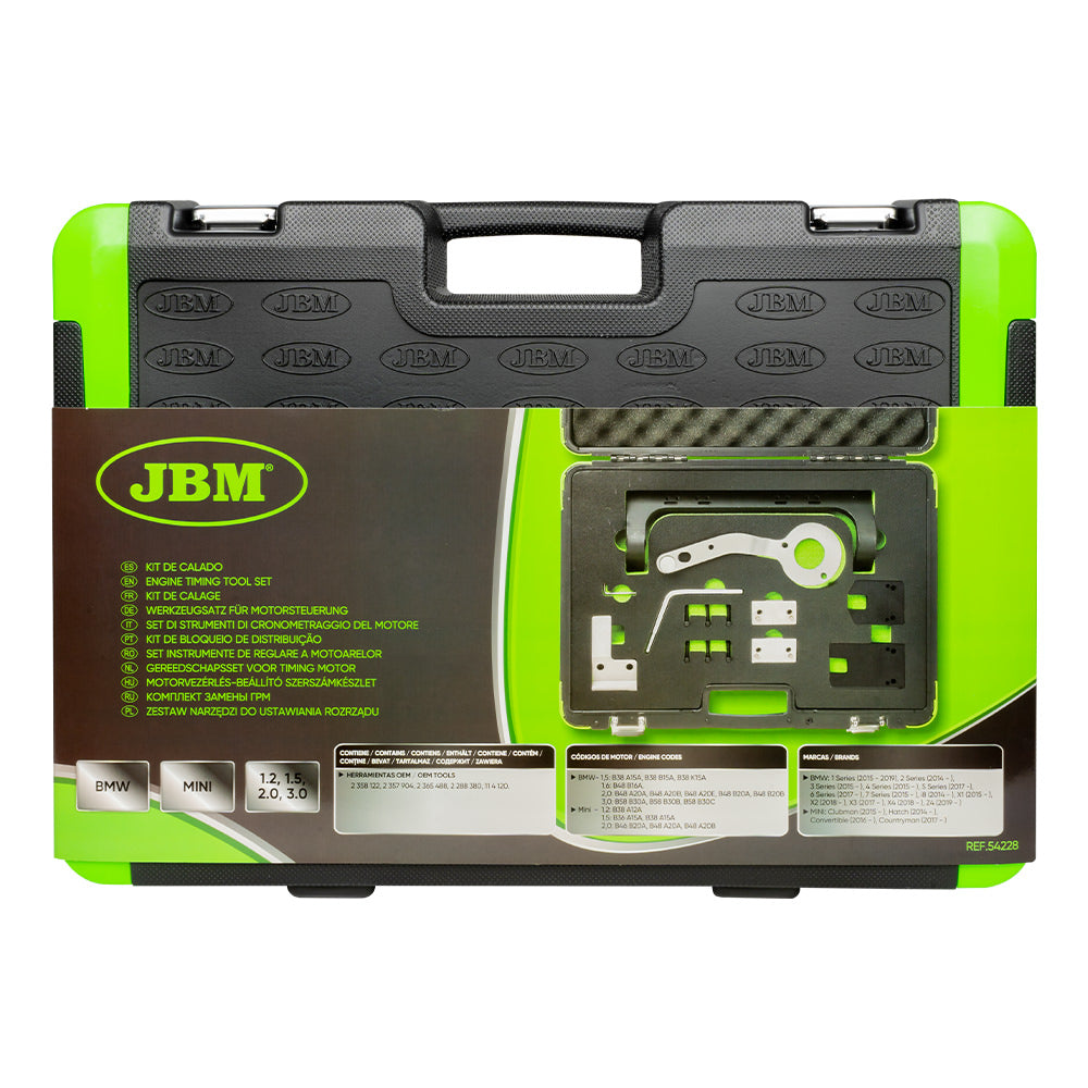 KIT DI MESSA IN FASE DEL MOTORE PER BMW/MINI 1.2, 1.5, 2.0, 3.0 54228 JBM