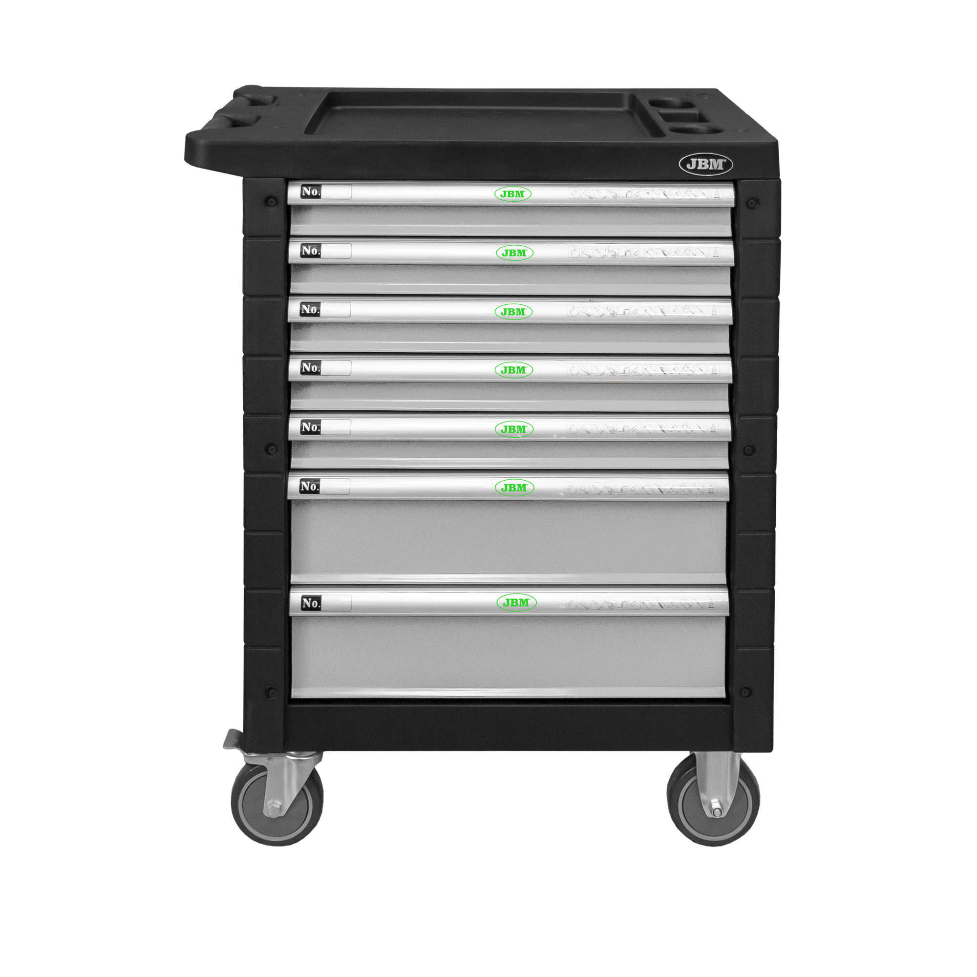 CARRELLO CON 7 CASSETTI GRIGIO - SPECIALE PER AUTOCARRI 54237 JBM