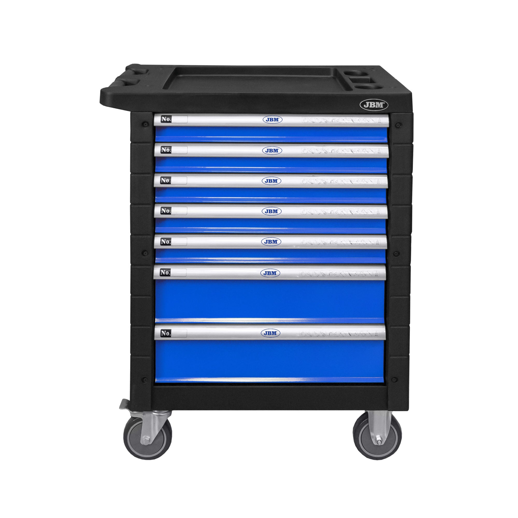 CARRELLO CON 7 CASSETTI BLU - SPECIALE PER AUTOCARRI 54239 JBM