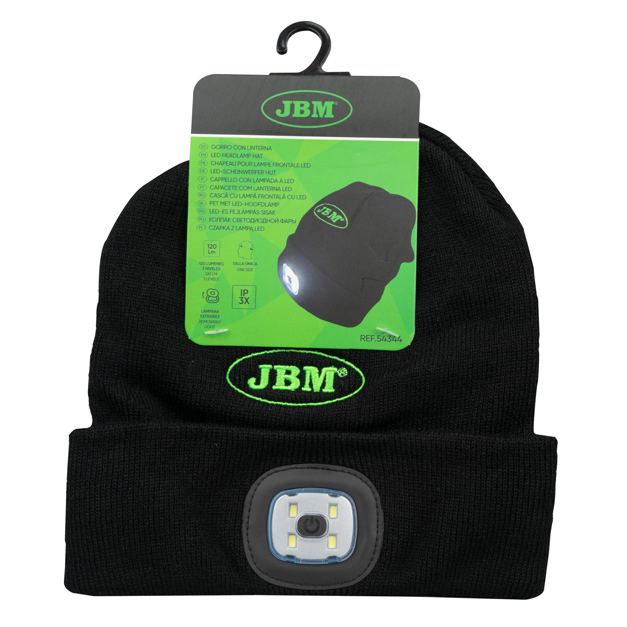 CAPPELLO CON LUCE LED - 120LM 54344 JBM