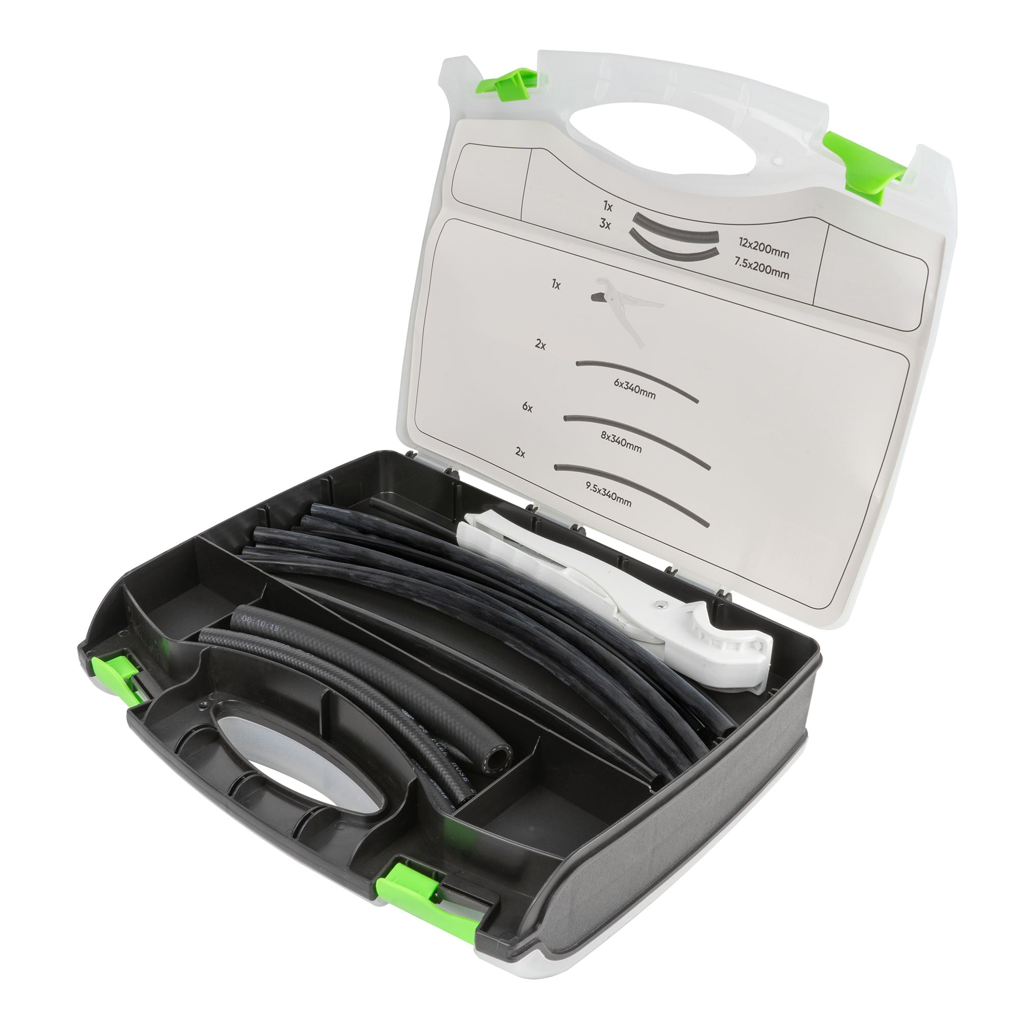 SET DI RACCORDI E TUBI PER CARBURANTE (95 PEZZI) 54390 JBM