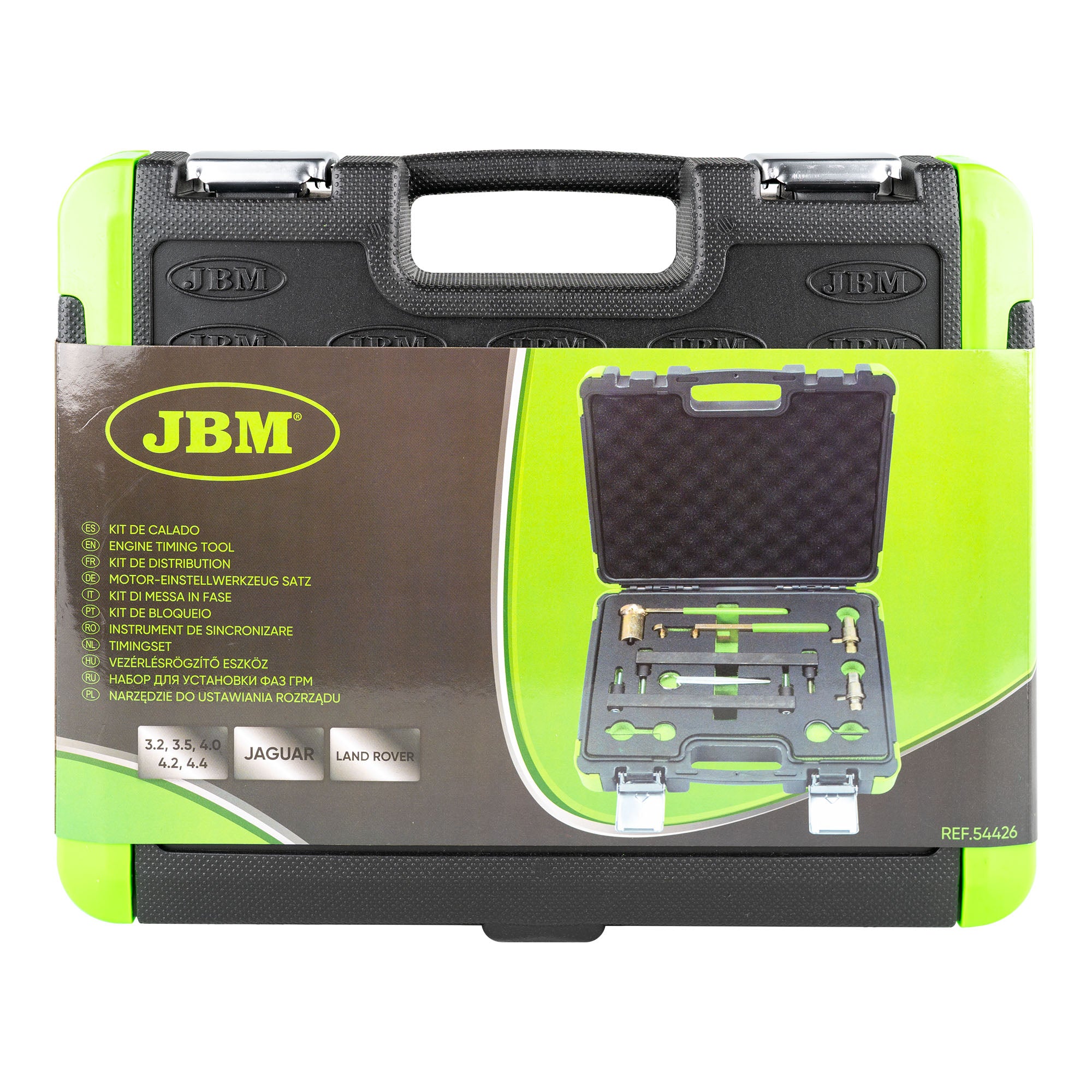 KIT DI MESSA IN FASE PER JAGUAR/LAND ROVER 3.2, 3.5, 4.0, 4.2, 4.4 54426 JBM