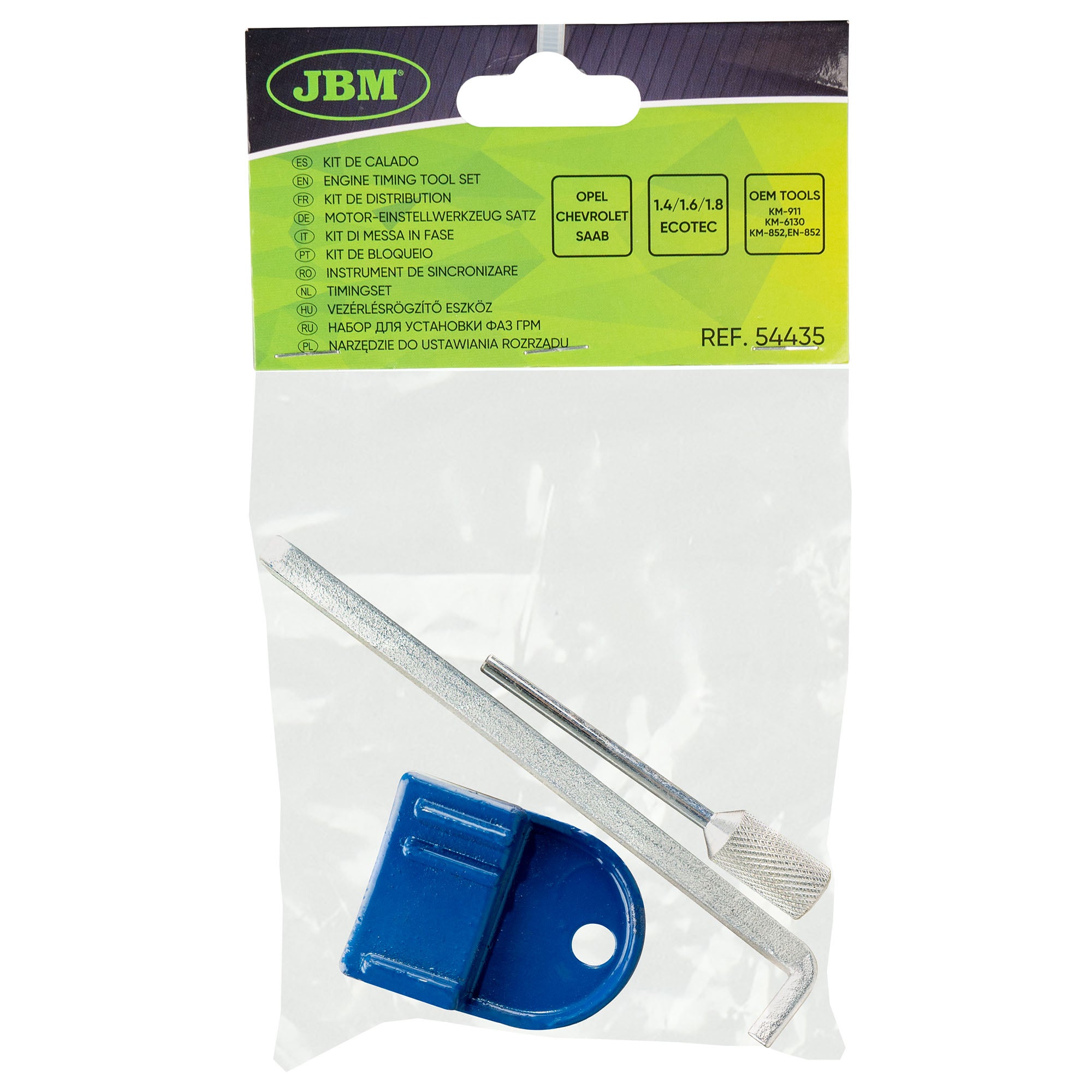 KIT DI MESSA IN FASE PER OPEL/CHEVROLET/SAAB 1.4, 1.6, 1.8 ECOTEC 54435 JBM
