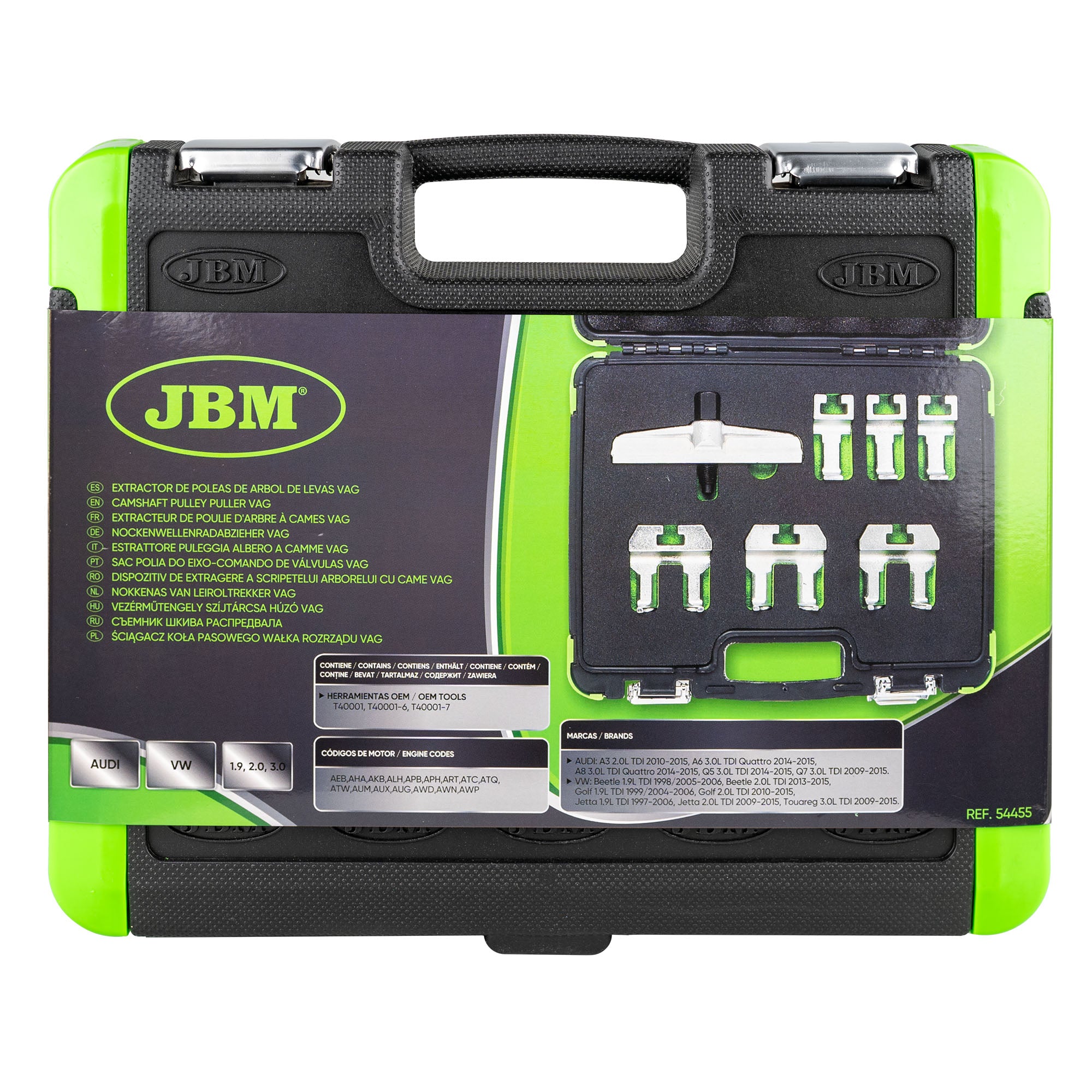 ESTRATTORE PULEGGIA ALBERO A CAMME VAG 54455 JBM
