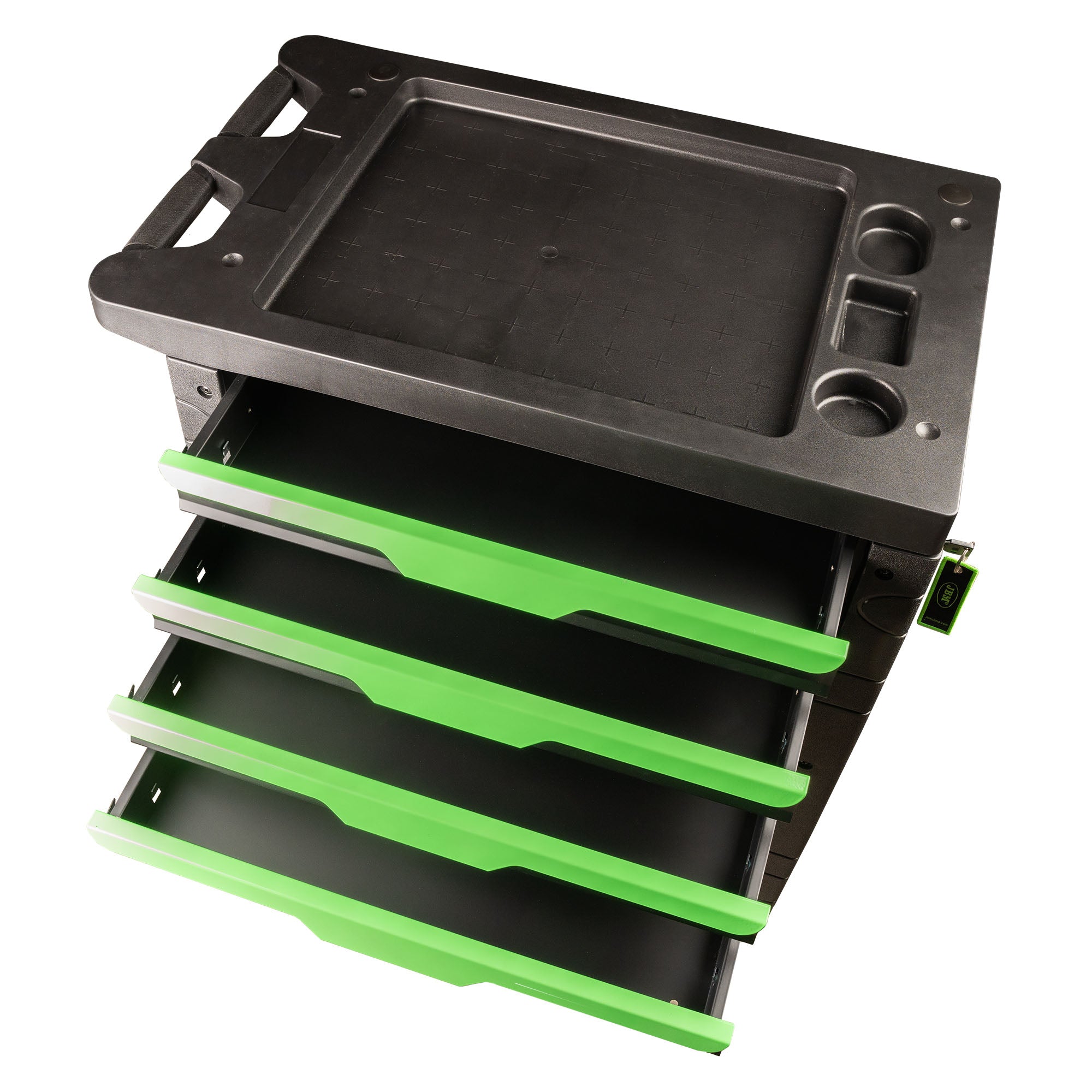 CARRELLO CON 7 CASSETTI VERDE - VUOTO 54503 JBM