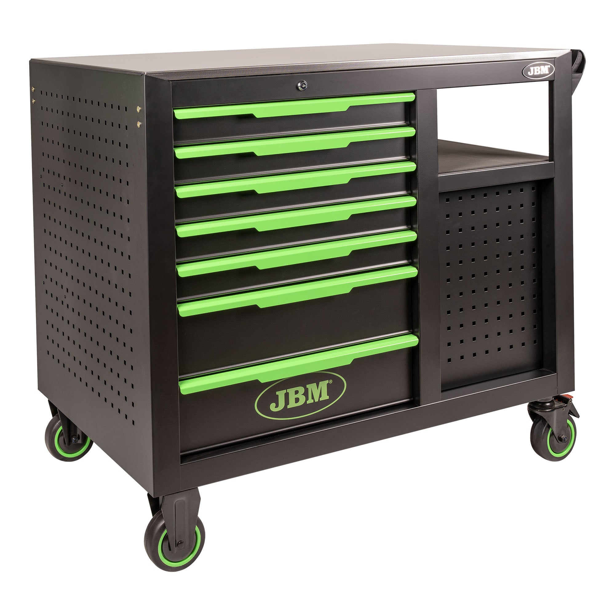 CARRELLO CON 7 CASSETTI ANTERIORI E 4 CASSETTI LATERALI - VUOTO 54509 JBM
